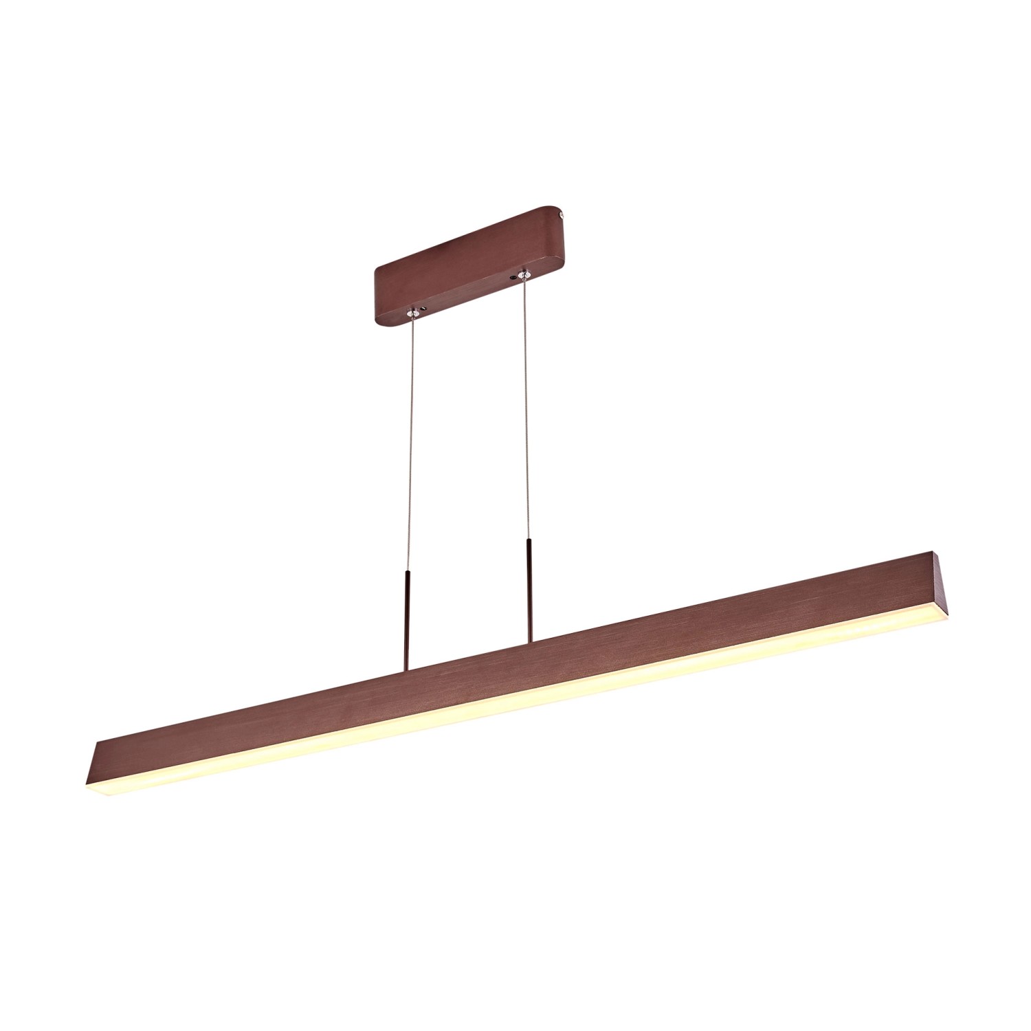 Candellux Lampa wisząca COCONUT 28W 4000K 1600lm brązowa