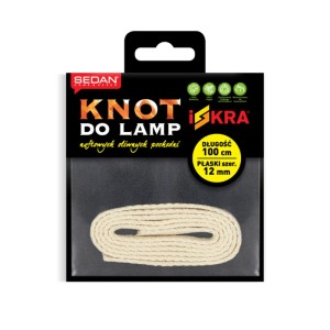 Knot do lamp naftowych płaski Iskra - 12 mm