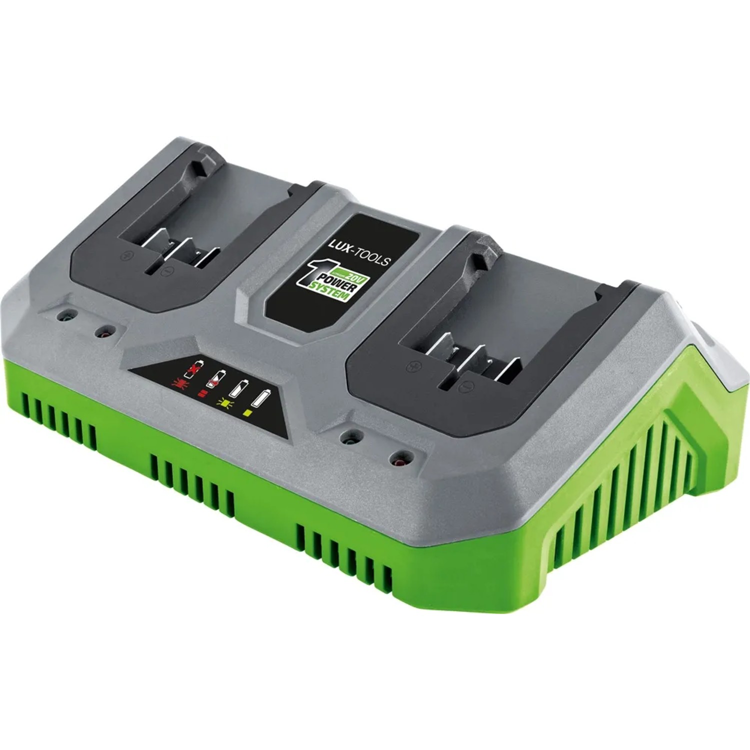 LUX-TOOLS Podwójna ładowarka 20 V