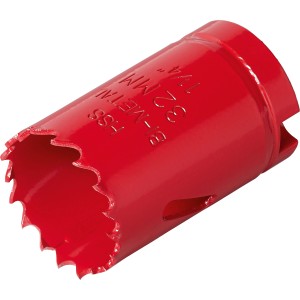 Czerwona otwornica LUX Bi-Metal, Ø 32 mm, do wiertarek.