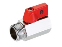 Armatura Kraków Zawór kulowy mini N-W z dźwignią 1/2