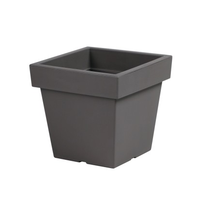 Prosperplast Doniczka Lofly Low kamienny szary 29,8 cm, poj. 15,2L