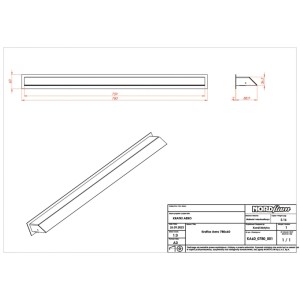 Nordflam Kratka AREO czarna 78x6