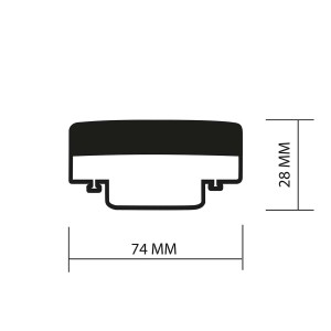 Goldlux Żarówka LED Platinum GX53 8W 4000K 880lm