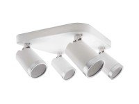 Volteno Listwa Spot BEST 4xGU10 max. 9W LED biało-srebrna