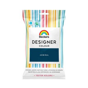 Próbka koloru t.b.t. Admiral marki Beckers do ścian wewnętrznych.