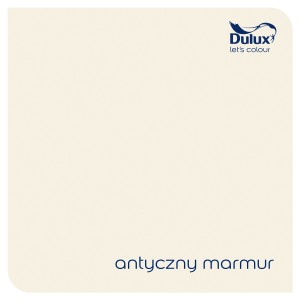Próbka koloru farby do łazienek Dulux "Antyczny Marmur" (Antyczny Marmur), jasny odcień beżu.