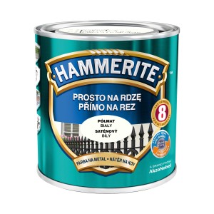 Hammerite farba antykorozyjna do metalu, biała.