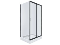 KABI Kabina Ideal czarny mat 100 x 80 czarny mat z brodzikiem KABI Kabina Ideal czarny mat 100 x 80 czarny mat z brodzikiem