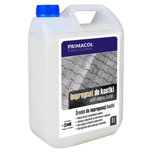 Kanister impregnatu do kostki brukowej Primacol Professional.