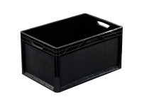 Pojemnik Eurobox 62L czarny 100% recykling