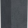 Scheurich C-Cube High donica, Ø 26 cm, Stony Black. Kwadratowa donica do użytku wewnątrz i na zewnątrz.
