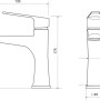 Liveno Bateria umywalkowa Alfa chrom_4