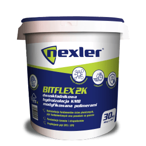 Wiadro BitFLEX 2K, płynny produkt bitumiczny Nexler, 30 kg.