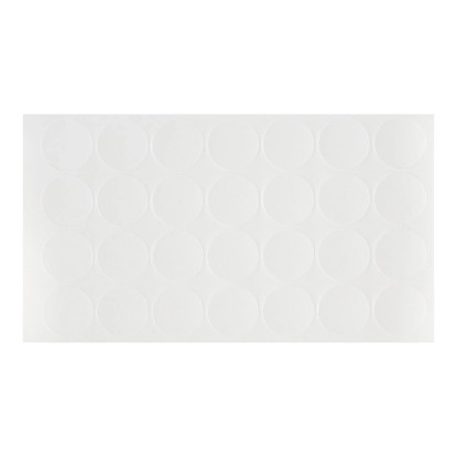 Zaślepki samoprzylepne, kolor biały, średnica: 20 mm