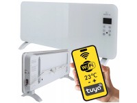 Mission Air Konwektor elektryczny Porto biały WiFi 2000W