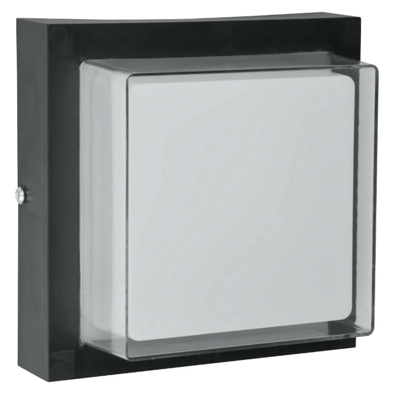 DPM Kinkiet zewnętrzny LED 10W 4000K 1000lm IP54 17x17cm czarny