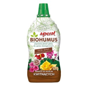 Agrecol Biohumus nawóz płynny do roślin kwitnących, butelka 1 litr.
