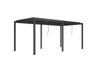 Pergola LUXE LED antracyt - 5,8 x 3 m