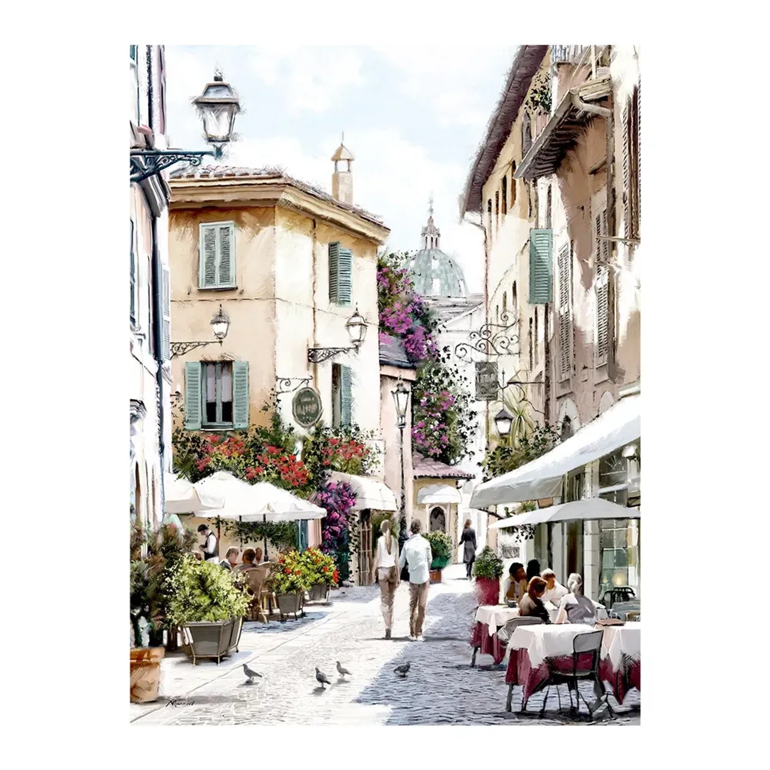 Obraz Canvas CAFE STROL 80 cm x 60 cm
