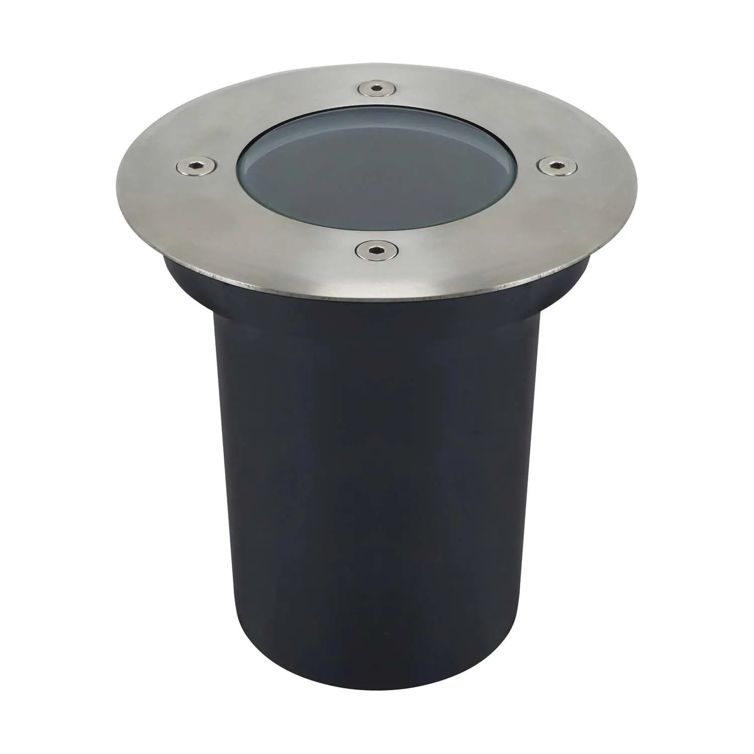 Struhm Lampa ogrodowa do gruntu SAMIR 1xGU10 max. 20W IP65 śr. 12cm chrom mat