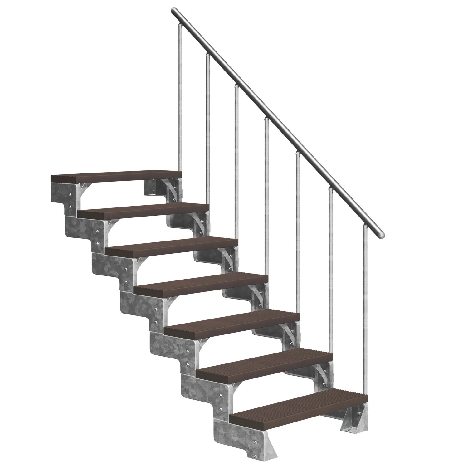 Dolle Schody zewnętrzne Garden Trimax Ciemny brąz 80 cm 7 stopni