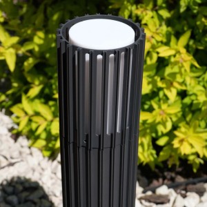 Goldlux Lampa ogrodowa słupek KUUSAMO 1xE27 max. 20W LED IP54 wys. 44 cm grafit