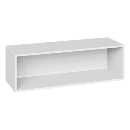 Nadstawka biała 100 x 32 x 35 cm Garderoby/Szafy Modułowe