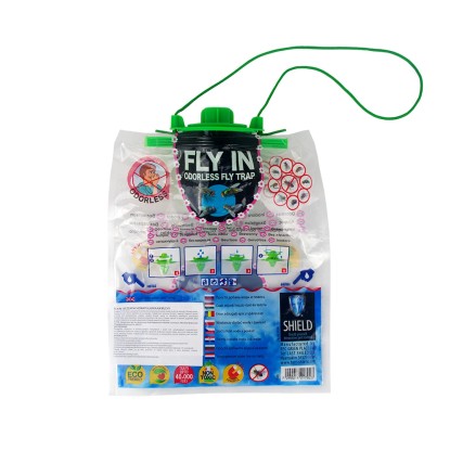 Pułapka na muchy bezwonna FLY IN worek 25 cm x 24 cm x 8 cm