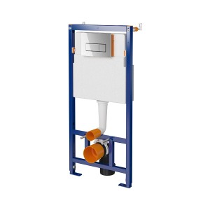 Zestaw WC t.b.t. ze stelażem i spłuczką.