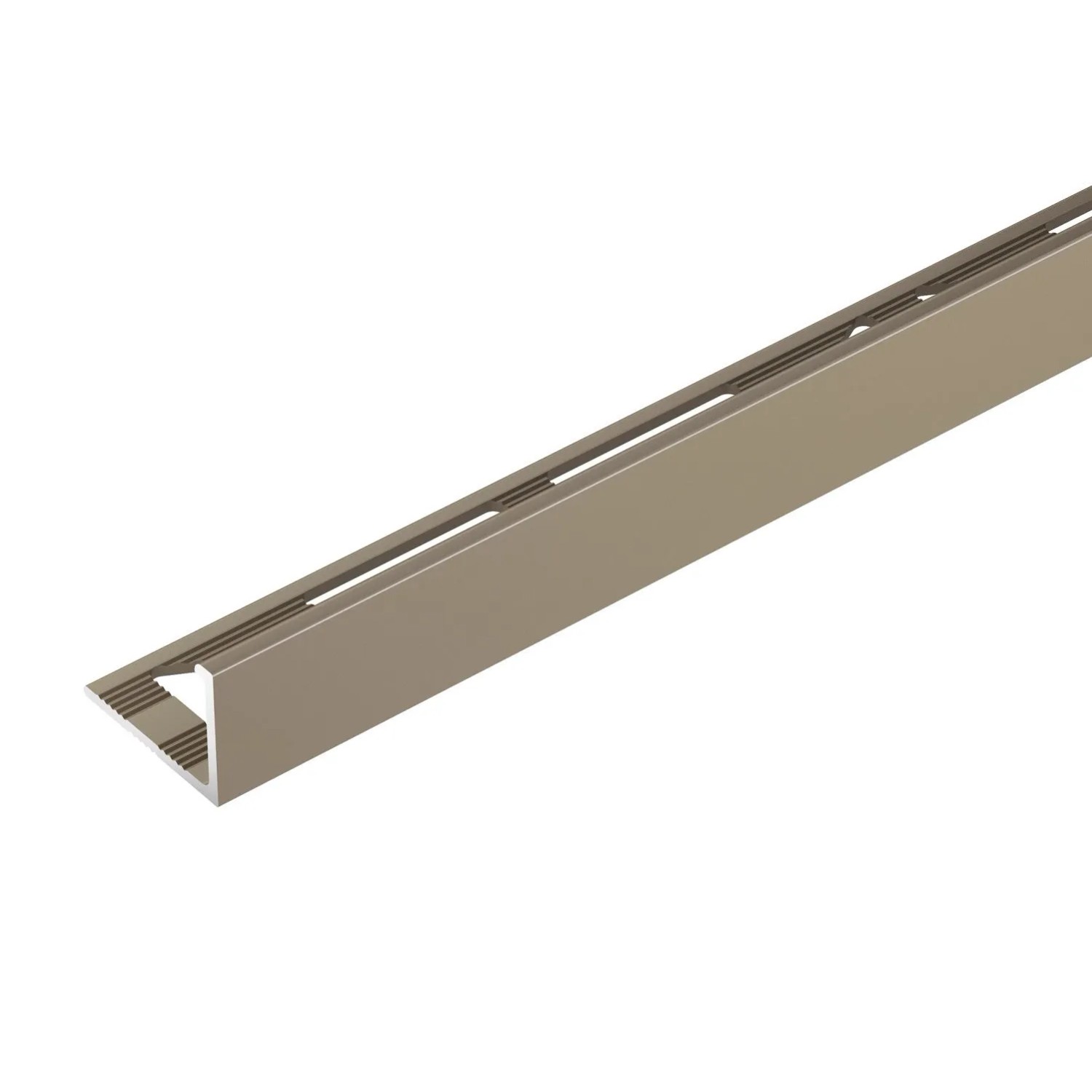 Cezar Profil aluminiowy do glazury Szampan 8x1x2500 mm