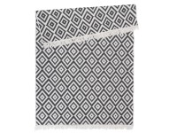 Multidecor Dywan ETNO romby 80 x 150 cm biało-czarny Multidecor Dywan ETNO romby 80 x 150 cm biało-czarny