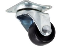 Domino Koło z płytką obracane 25mm 10kg plastik