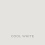 Próbka koloru farby do ścian t.b.t. w odcieniu Cool White.