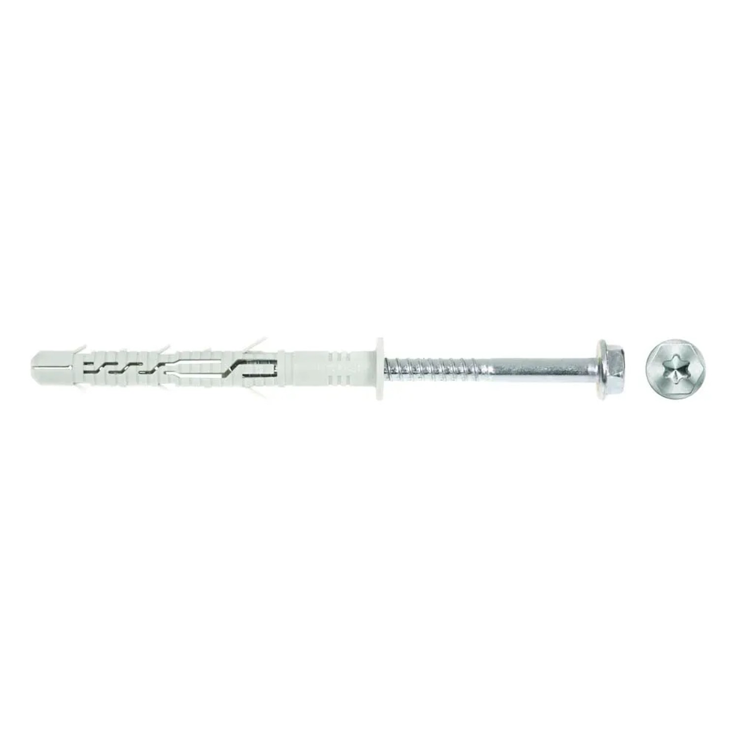 Wkręt-met Kołek ramowy z łbem 6-kątnym i gniazdem TX 10 mm x 100 mm
