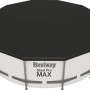 Pokrywa basenu Bestway Flowclear, PVC, czarna, Ø 366 cm na basenie