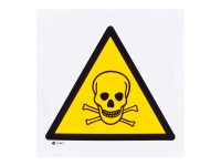 Znak uwaga grozi śmiercią