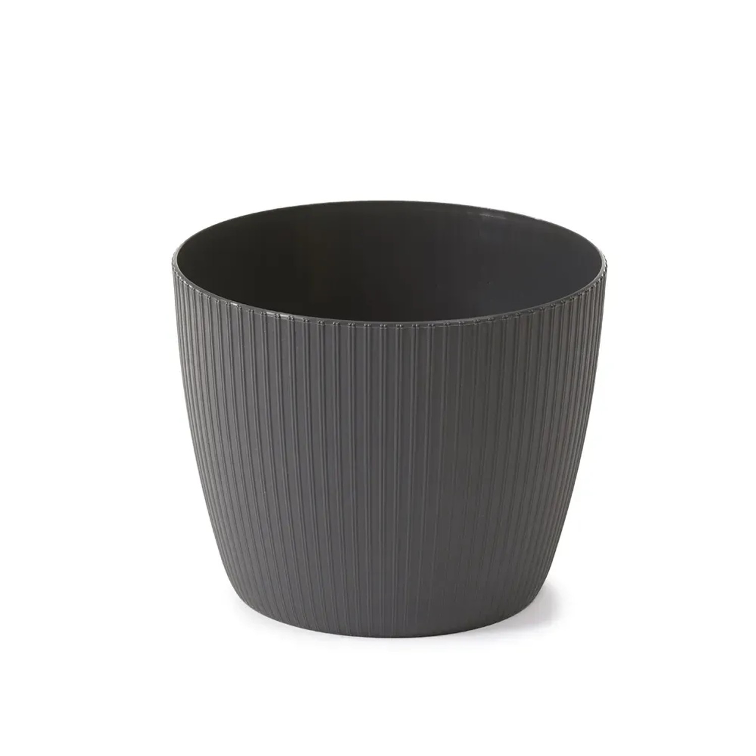 Osłonka Magnolia recycled antracyt - śr. 22 cm