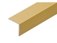 Cezar Profil kątowy aluminiowy 20 x 20 x 2000 mm złoty