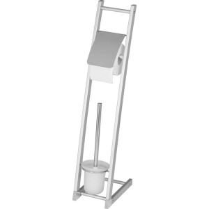 t.b.t. Zestaw akcesoriów łazienkowych z uchwytem na papier toaletowy i szczotką WC.