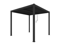 Pergola LUXE LED antracyt - 4 x 4 x 2,5 m