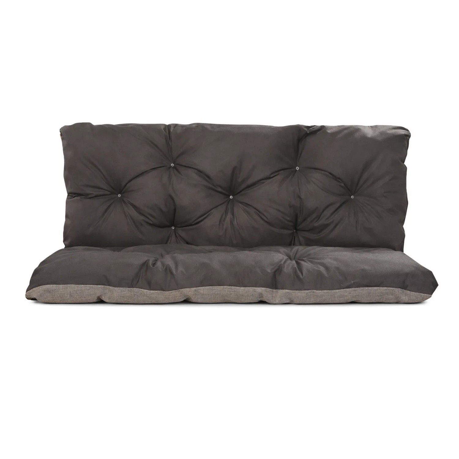 Setgarden Enkel Poduszka na palety 120x80 + 120x40 cm Czarna