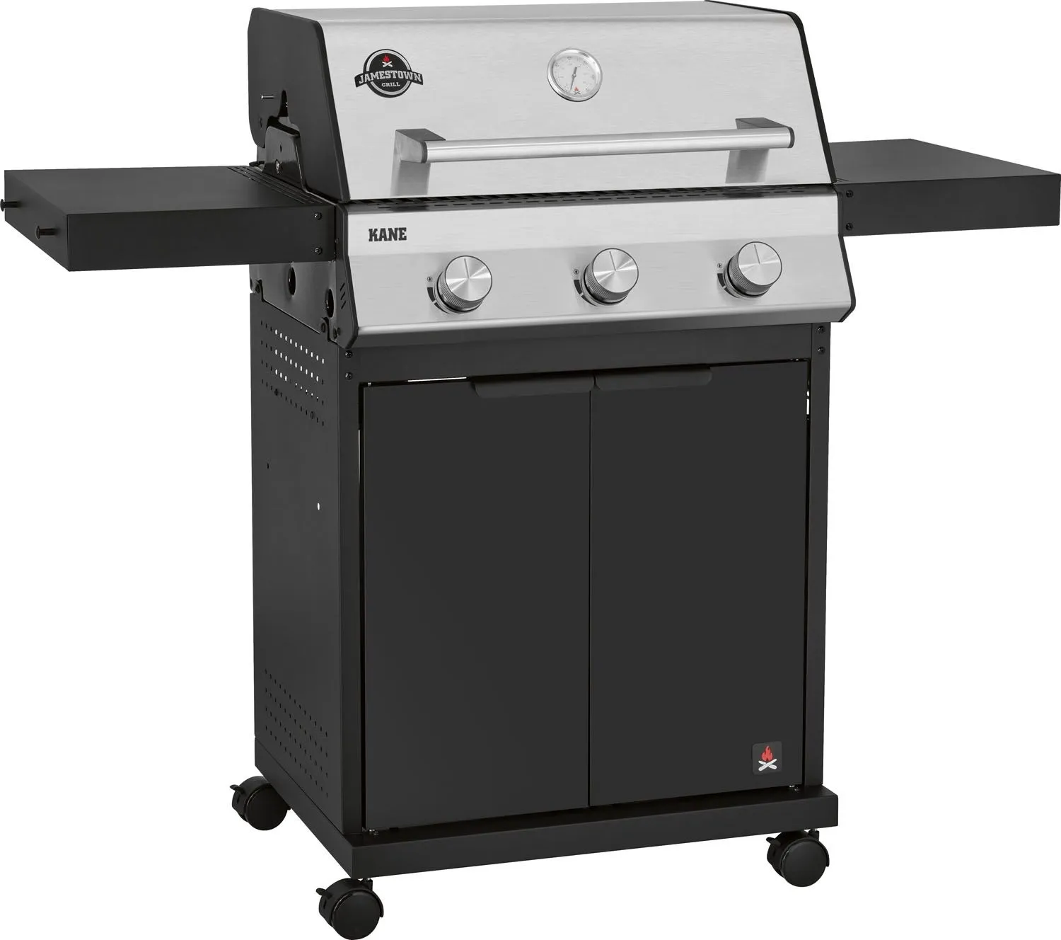 Jamestown Grill gazowy KANE 3-palnikowy 9,0 kW (z rusztem modularnym)
