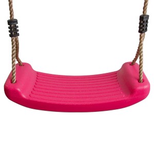 4IQ Siedzisko huśtawki regulowane ciemno różowe 9 x 42 x 17 cm