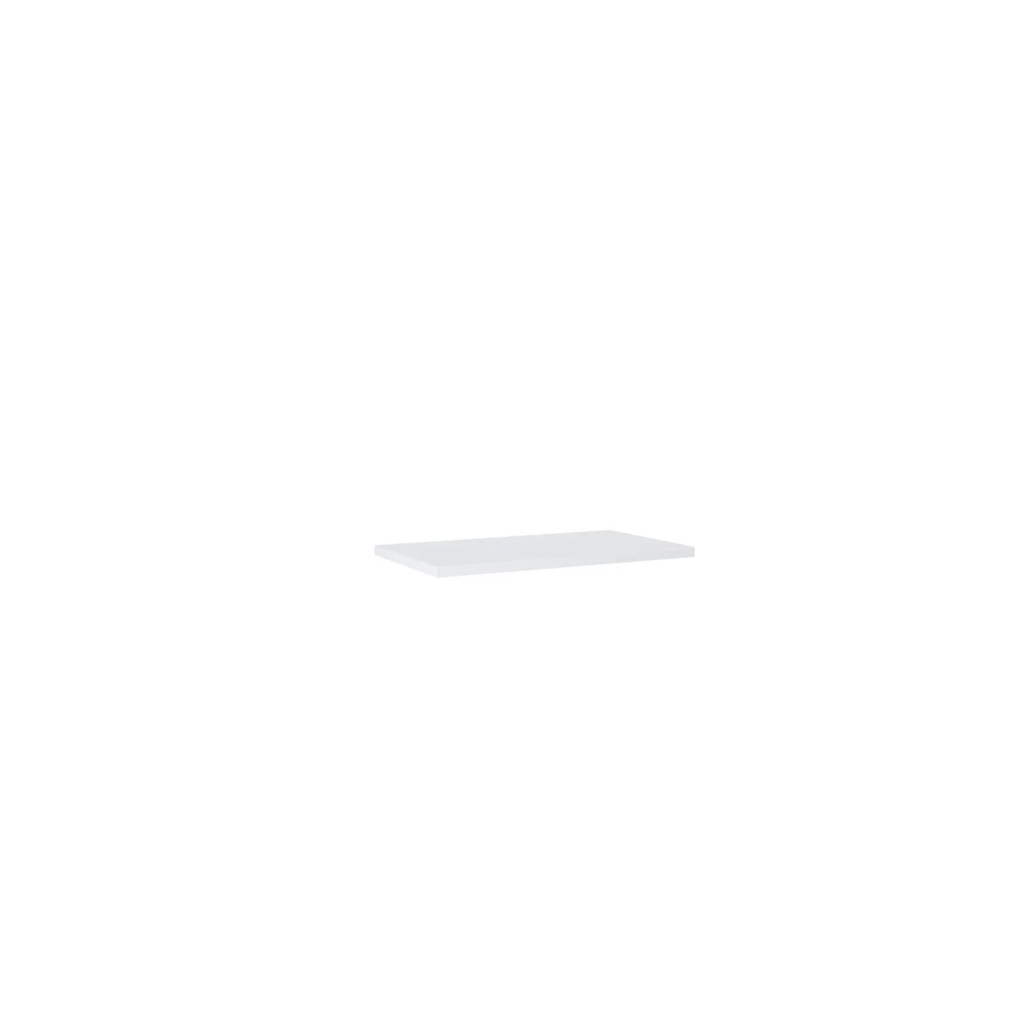 Blat MDF PCV white hg 80 x 46 x 2,8 cm