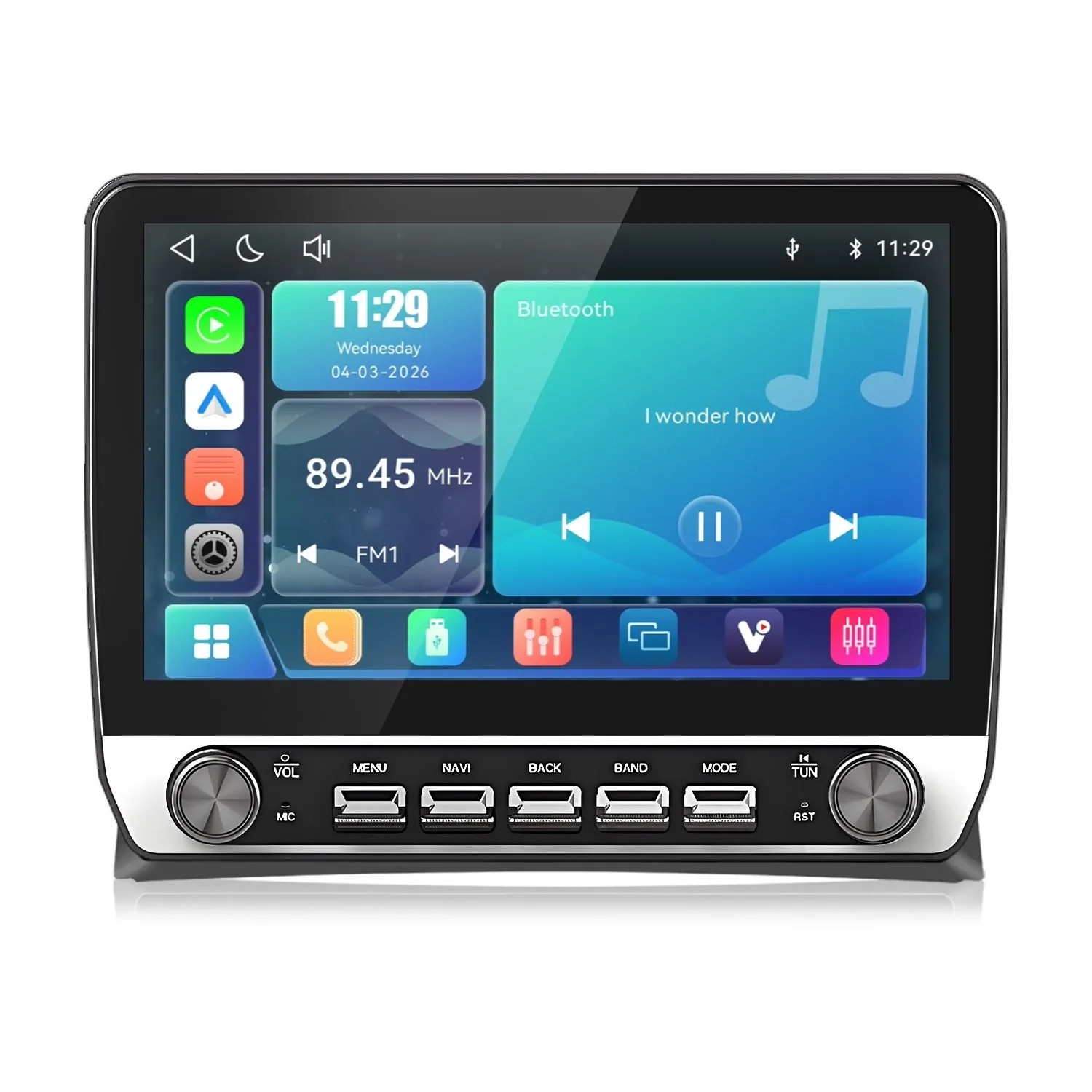 Junsun Radio Samochodowe Do VW Multivan T5 2008-2015 Linux Z Pokrętłem