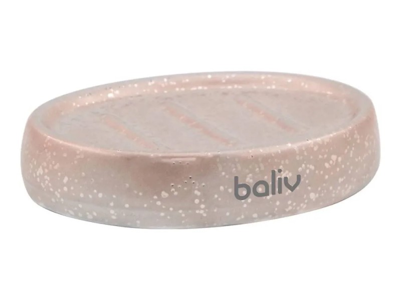 Baliv Mydelniczka ceramiczna różowe złoto