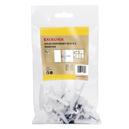Koelner Kołek do płyt GK 8mm wkręt PZ