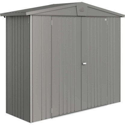 Biohort Domek ogrodowy szary kwarc drzwi podwójne - 244 x 84 cm