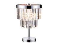 Light Prestige Lampa stołowa VETRO 1xE14 60W chrom+kryształki